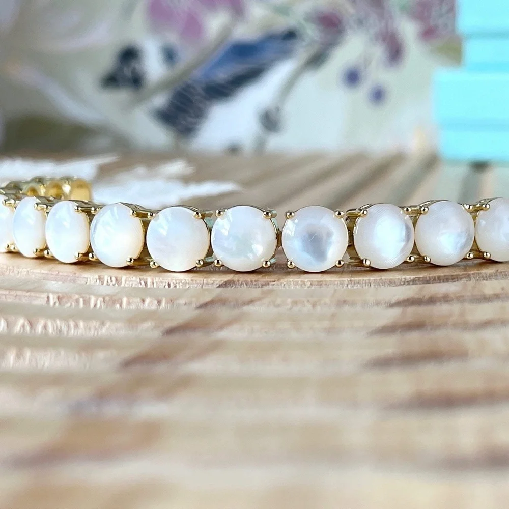 Park Lane Mother of Pearl Impression Bracelet - Picture 2 of 5